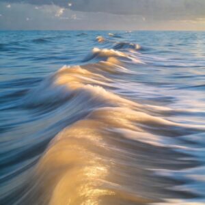 High-level digital art soft ocean waves Minto.Gold, $120 ambassador status sunset shore artwork, peaceful water community growth rewards.